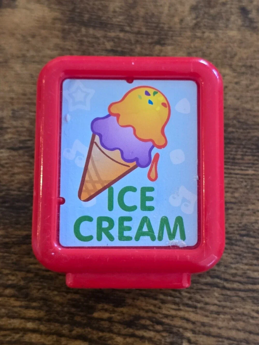 Vtech Alphabet Blocks Sit to Stand Train Replacement Block I Ice Cream